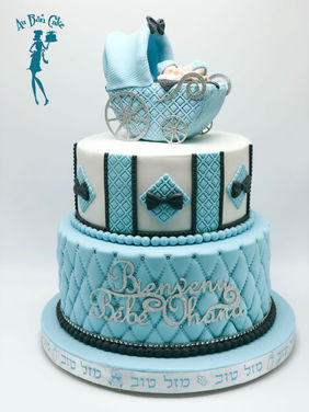 Kosher baby celebration cake by Au Bon Cake in Miami Beach — photo 10