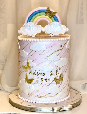 Kosher birthday cake for girls by Au Bon Cake in Miami Beach — photo 4