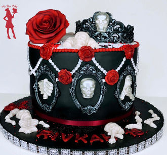 Kosher celebration cake for her by Au Bon Cake in Miami Beach — photo 8