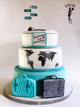 Kosher themed party cake by Au Bon Cake in Miami Beach — photo 1